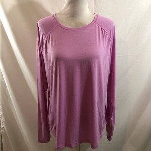Tek Gear Pink Long Sleeve Top - Womens 2XL, Bust 22.5”, Length 26.5”